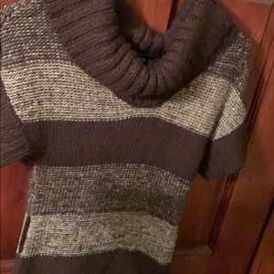 Super cute cowl neck sweater dress